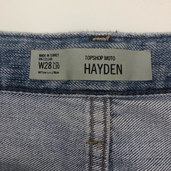 [Topshop] Distressed Hayden Boyfriend Jeans - Picture 5 of 7